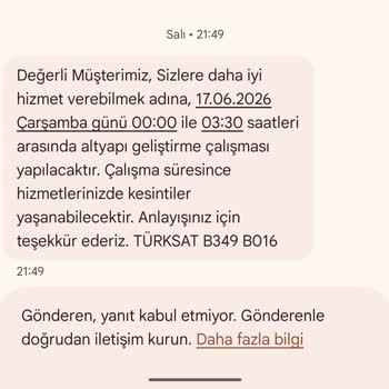 Akşam 19.00 Sonrası Sürekli Kesilen İnternet Ve Çözüm Bulunamayan Müşteri Hizmetleri
