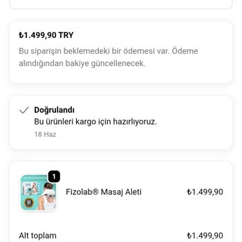 Yanlış Ve Hasarlı Masaj Aleti Gönderimi, Fatura Yok