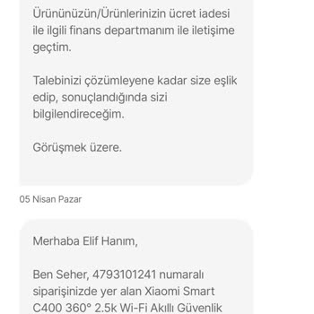 Hepsiburada’da Kamera İadesi Ve Geri Ödeme Gecikmesi