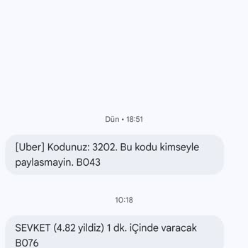 Telefon Numaramın İzinsiz Uber Taksi Çağrısı