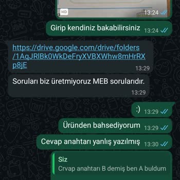 Ek Ücretli Video Çözümü Ve Yanlış Cevap Anahtarları Nedeniyle Ücretsiz İade Talebi