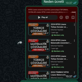 Ek Ücretli Video Çözümü Ve Yanlış Cevap Anahtarları Nedeniyle Ücretsiz İade Talebi