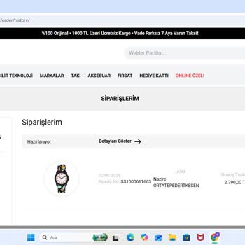 Hazırlanıyor Aşamasındaki Siparişimin İptali Reddedildi