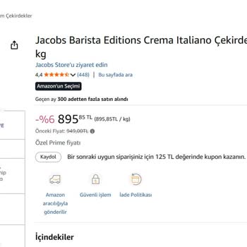 Migros Sanal Market’te 1.999 TL Olan Kahve Fiyatı Amazon’da 946 TL’ye Satılıyor