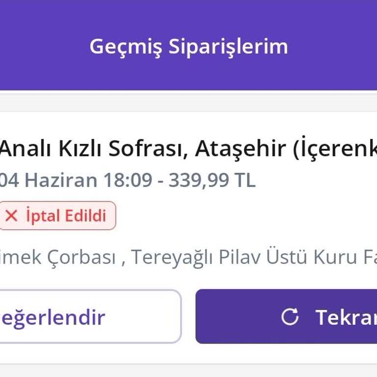 Getir Yemek'te Daily Sandviç Restoranı İndirimli Siparişleri Tekrar İptal Ediyor