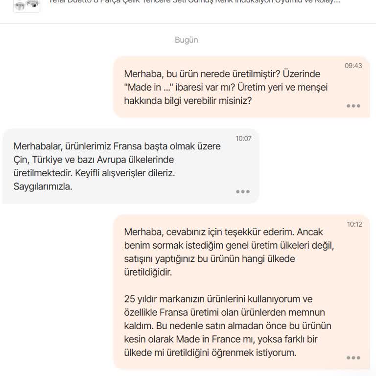 Tefal Ürün Menşei Bilgisinin Açık Olmaması Müşteri Güvenini Sarsıyor