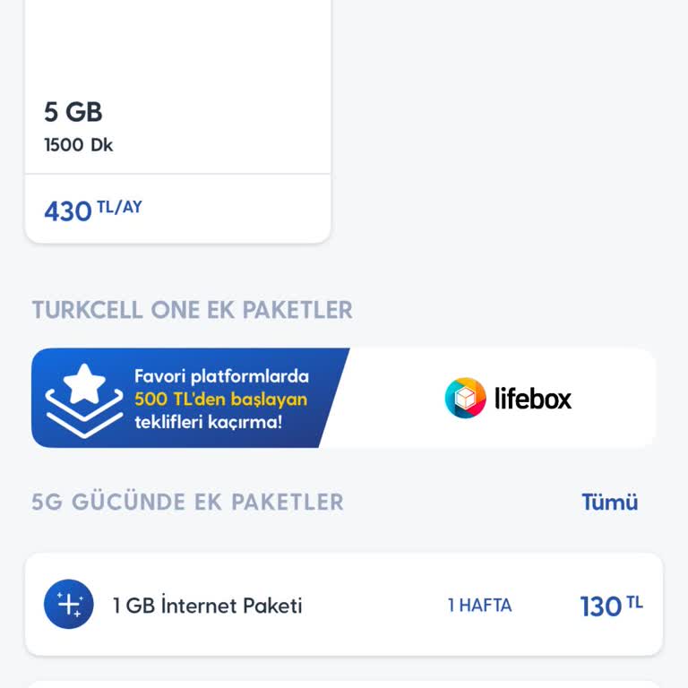 Cayma Sürecinde Paket Değişikliği İzni Verilmeyen Turkcell