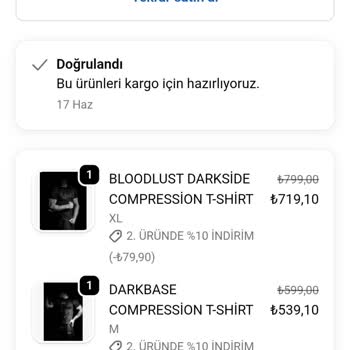 Gymrey Wear Siparişimin Kargo Bilgisi Ve İadesi İçin Acil Talep
