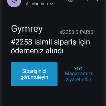 Gymrey Wear Siparişimin Kargo Bilgisi Ve İadesi İçin Acil Talep