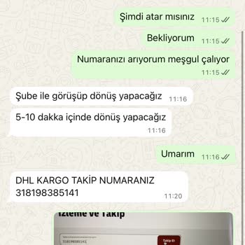 Takip Numarası Almadan Uzayan Teslimat Süreci Ve İade Talebi