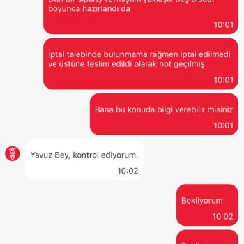 Teslim Edilmemiş Sipariş Ve İade Sorunu Hızlı Çözüm Talebi