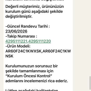 Planlanan Servis Randevusunun Gelmemesi Zaman Kaybına Yol Açtı
