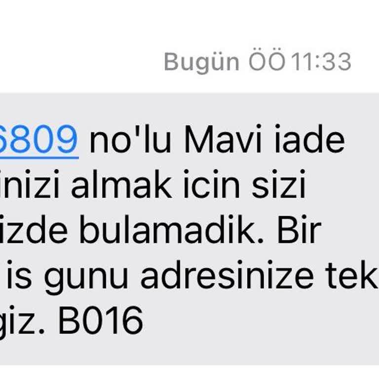Kurye Gelmeden ‘Müşteri Bulunamadı’ Kaydı Oluşturulması Ve İade İşleminin Gecikmesi