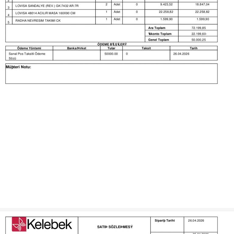 Kelebek Mobilya’da Tam Ödeme Sonrası Teslimat Gecikmesi Ve İade Talebi