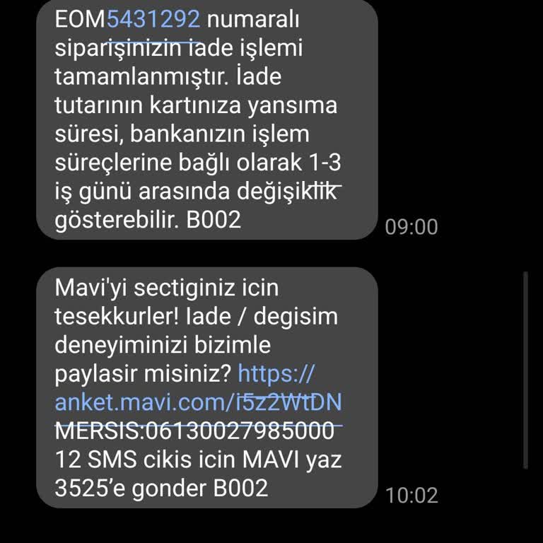 Mavi Uygulamasında İade Edilen Ücret Hesaba Yansımıyor