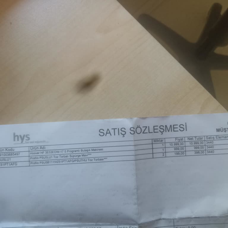 Kampanyalı Profilo Süpürge Teslim Edilmedi Ve Zarar Görmüş Deyip İade Teklifi Sunuldu
