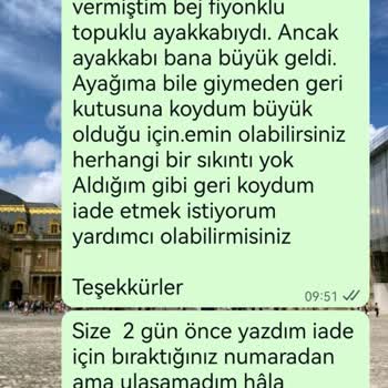 İade Sürecindeki İletişimsizlik Ve Geri Ödeme Talebi