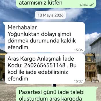 İade Sürecindeki İletişimsizlik Ve Geri Ödeme Talebi