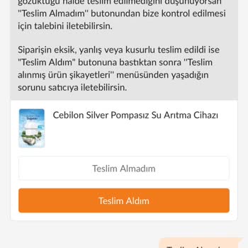 Teslim Edilmediği Görünen Siparişte Kayıt Hatası Ve İade Talebi