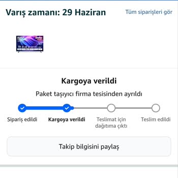 Amazon’un Tek Taraflı Sipariş İptali Ve Teslimatsız TV