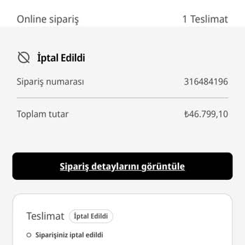 Siparişim Stok Yok Gibi Bahane İle İptal Edildi Fiyat Artışıyla Mağdur Oldum