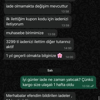İade Gecikmesi Ve İletişim Sorunları