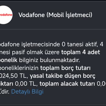 İade Edilen Vodafone Redbox Cihazı İçin Haksız 2.024,50 TL Borç