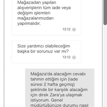 Zara Pantolonunun Çekmesi Ve Müşteri Hizmetlerinin Yardımsızlığı