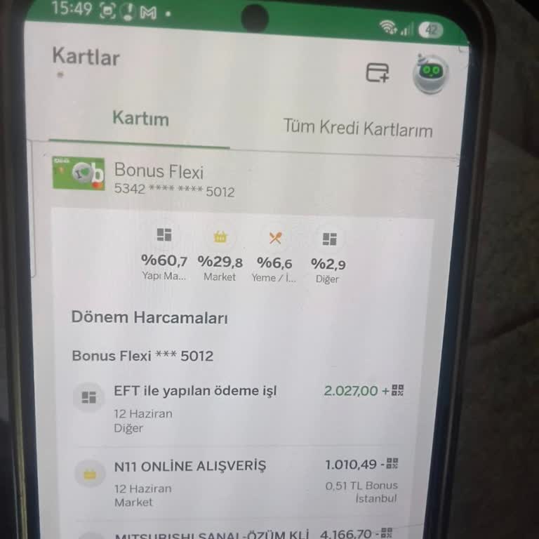 Yapı Market Olarak Gösterilen Alışverişte Bonus Yüklenmedi
