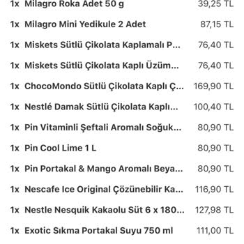 Eksik Ürünler Ve Bozuk Portakal Suyu İçin Yetersiz Telafi