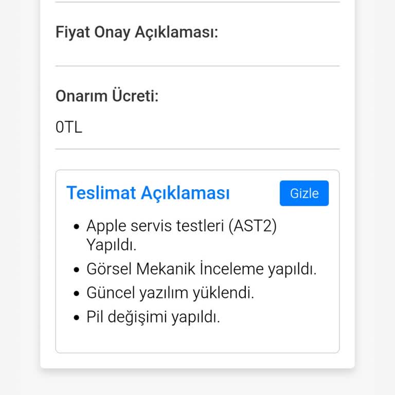 Diyarbakır Vatan Servisinde Yanıltıcı Bilgi Ve Geri Getirilemez Veri Silinmesi