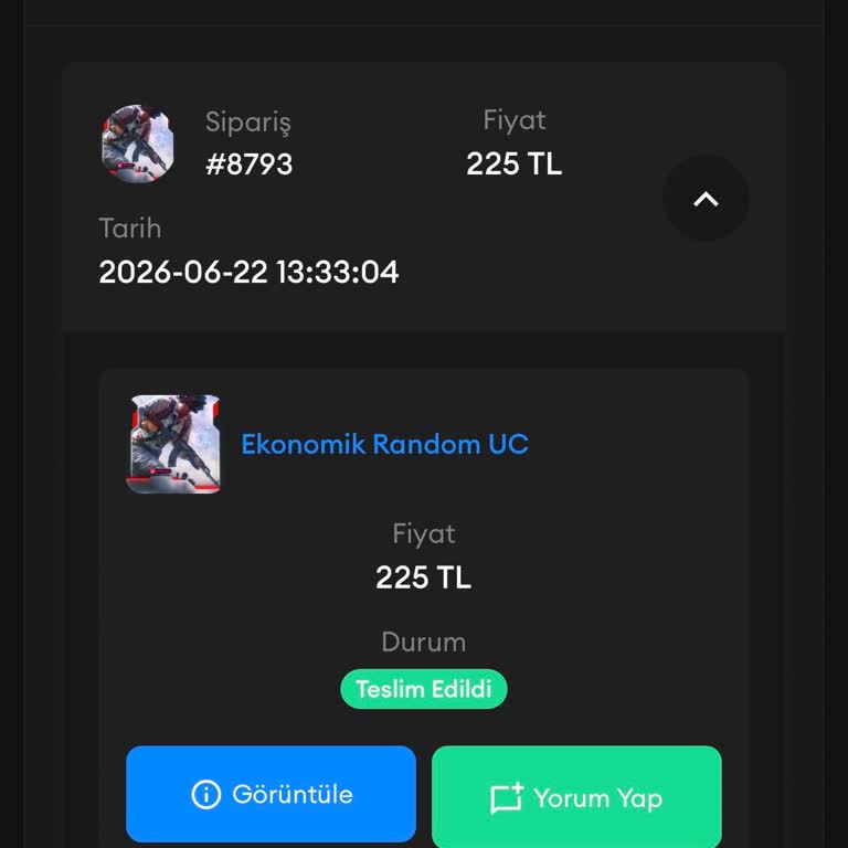 Ozenpin.com’da 225 TL’ye Alınan PUBG Mobile UC Kodu Sadece 60 UC Verdi, Çözüm Ve İade İstiyorum