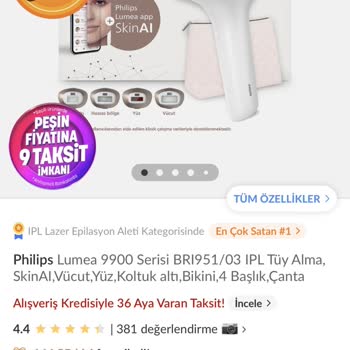 İndirimli Philips Lumea 9900 Siparişimin Tek Taraflı İptali Ve Fiyat Artışı