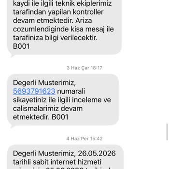 Bir Aylık İnternet Kesintisi Ve Sürekli Oyalama Üzerine Şikayet