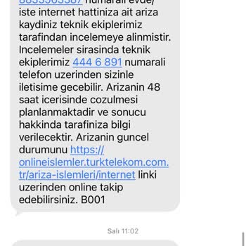 Bir Aylık İnternet Kesintisi Ve Sürekli Oyalama Üzerine Şikayet