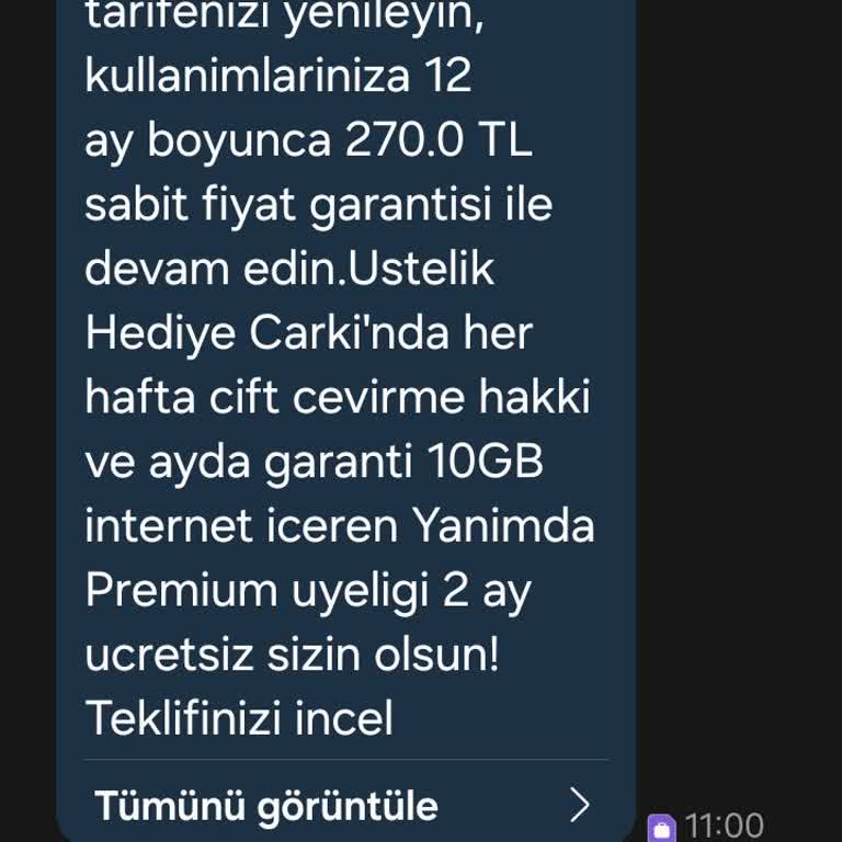 Vodafone'dan Gelen SMS Teklifinin Sistemde Görünmemesi Ve Yanıltıcı Bilgilendirme