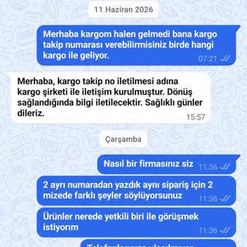 Siparişimin Kargoya Verilmemesi Ve Müşteri Hizmetlerinin Yanıtsızlığı