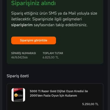 Razer Gold Alımının Hesaba Geçmemesi Ve Para Çekilmesi