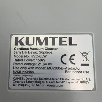 Kumtel Dik Süpürge Şarj Aleti Temin Edilemiyor, Çözüm Sunulmuyor