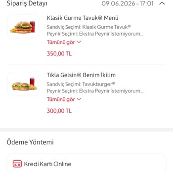 Eksik Burger Ve Son Kullanma Tarihli Bakiye Hakkında İade Talebi