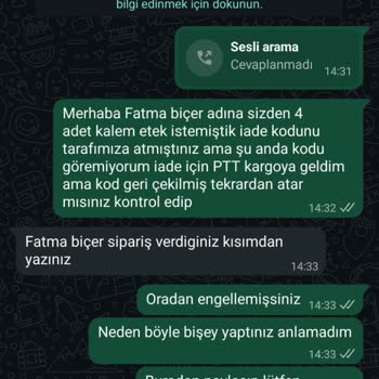 Instagram Satıcısının İade Kodunu Silmesi Ve Müşteriyi Engellemesi