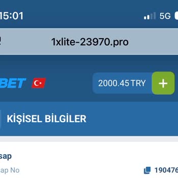 Yetkisiz Mail Değişikliği Sonrası 1XBet Hesabım Bloke Edildi Ve 2000 TL Param Donduruldu