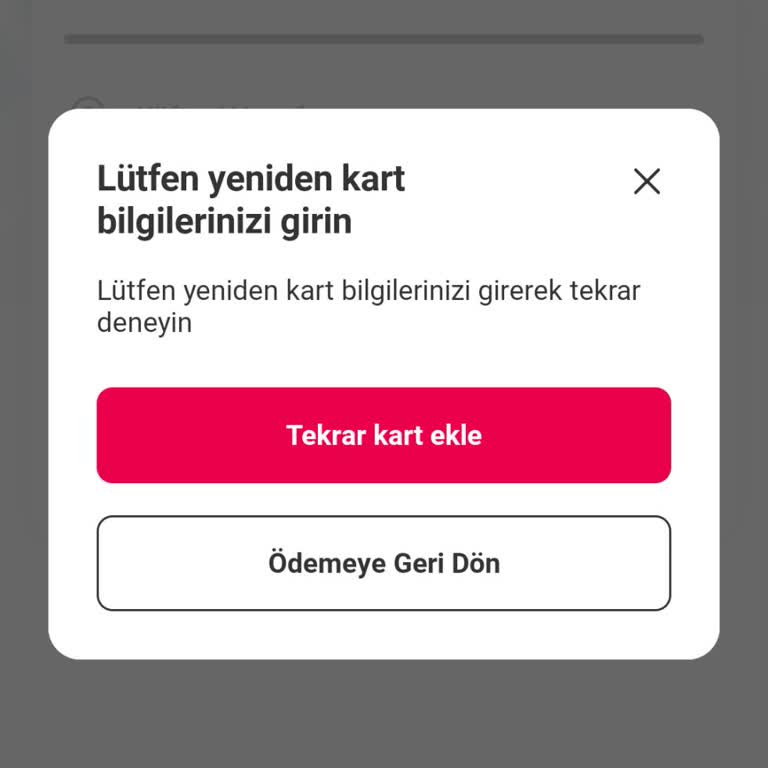 Banka Onayı Sonrası Yemeksepeti Hatası Ve Sipariş Verememe Sorunu