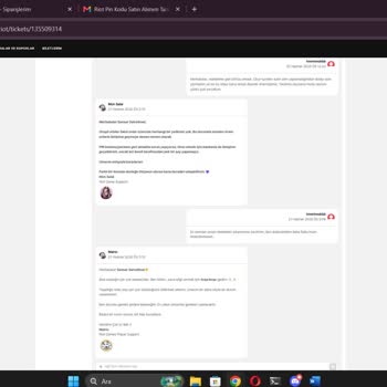 Riot Onaylı Satıcıdan VP Kodu Gelmedi Ve Ücret İade Edilmedi