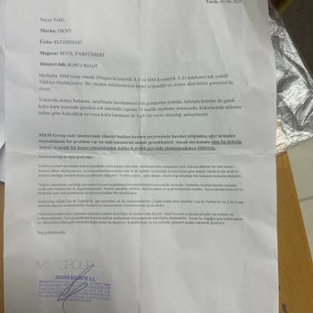 Sevil Parfümeri'de Kalıcı Olmayan Parfümler Ve Haksız İade Reddi