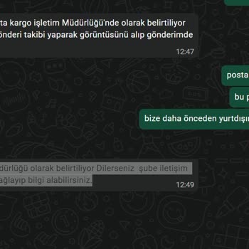 Altı Aylık Kargo Teslim Edilmedi Ve Bilgi Çelişkili
