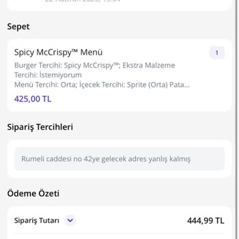 Adres Hatası Nedeniyle Sipariş Teslim Edilemedi Ve Ücret İadesi Yapılmadı