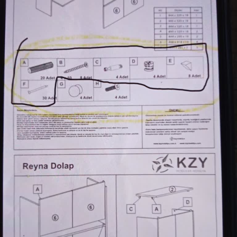 A101 Dolabında Eksik Parçalar Kurulumu Engelliyor