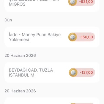 Migros Sanal Market’te Haksız Silinen 150 Money Puanın Yeniden Yüklenmesi Talebi