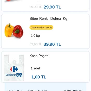 Carrefour'dan Yanlış Renkli Biber Ve Ezilmiş Domates, Müşteri Araması Yapılmadı